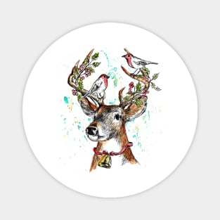 Christmas deer Magnet